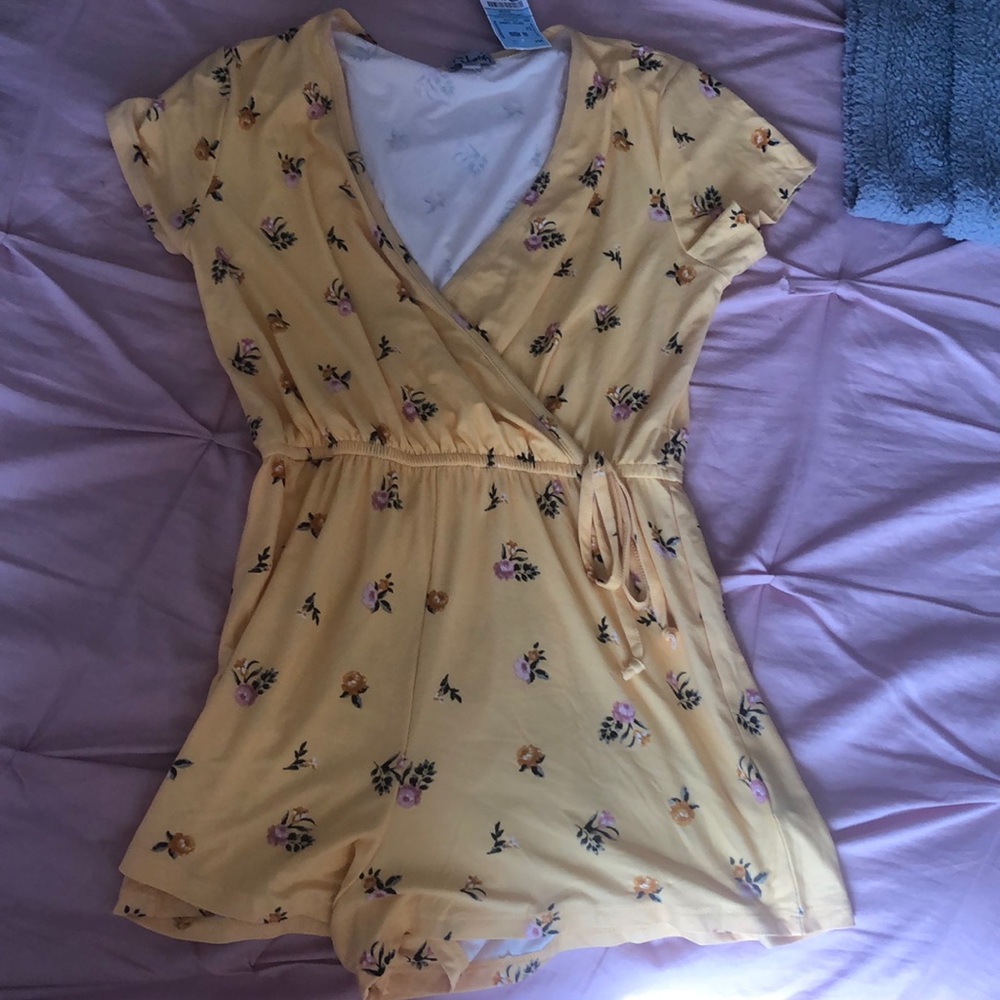Yellow Romper NWT